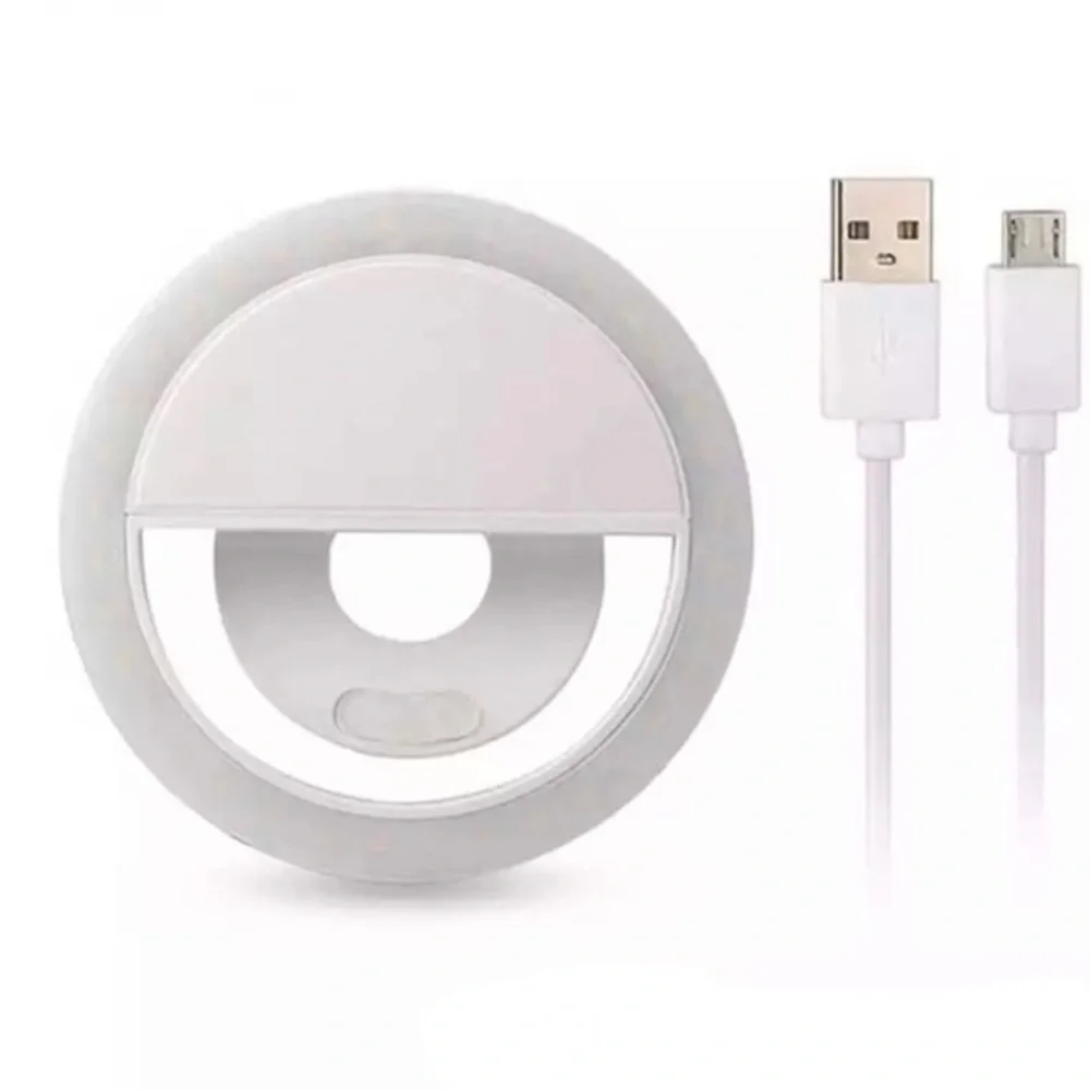 THE PERFECT‎ SELFIE RING LIGHT- 36 LED LIGHTS CLIP ON-NEW